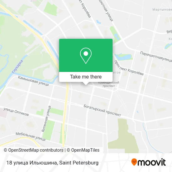 18 улица Ильюшина map