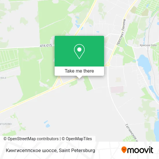 Кингисеппское шоссе map