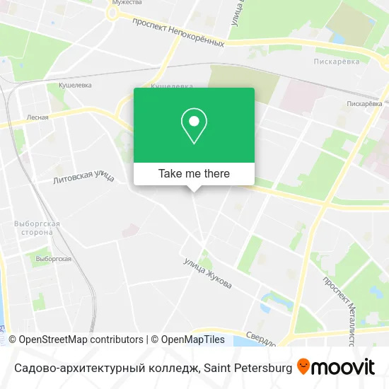 Садово-архитектурный колледж map