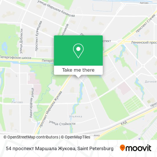 54 проспект Маршала Жукова map