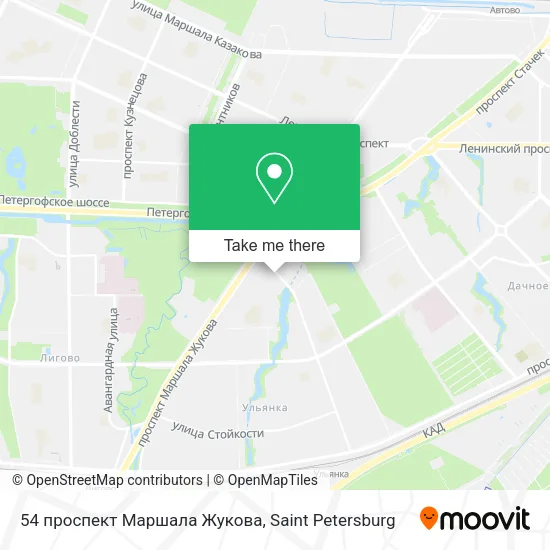 54 проспект Маршала Жукова map