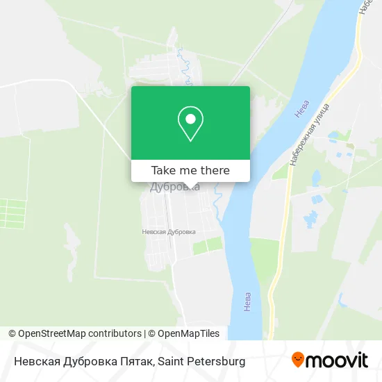 Невская Дубровка Пятак map