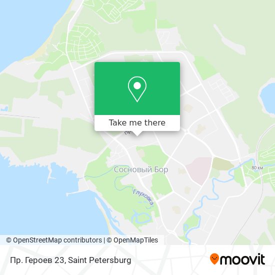 Пр. Героев 23 map