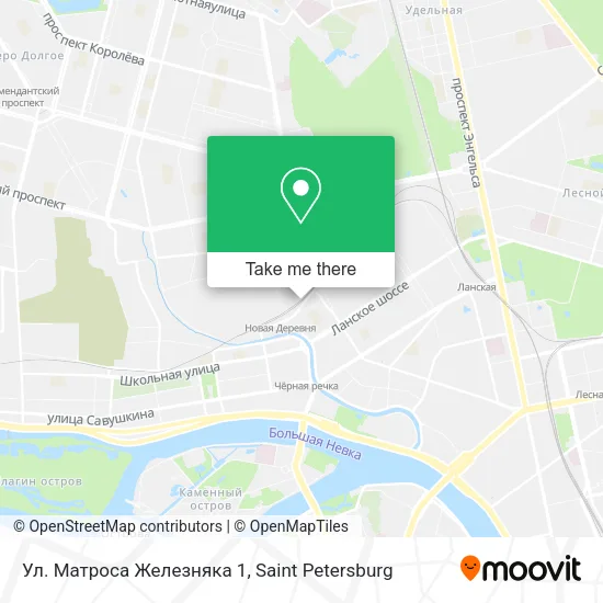Ул. Матроса Железняка 1 map