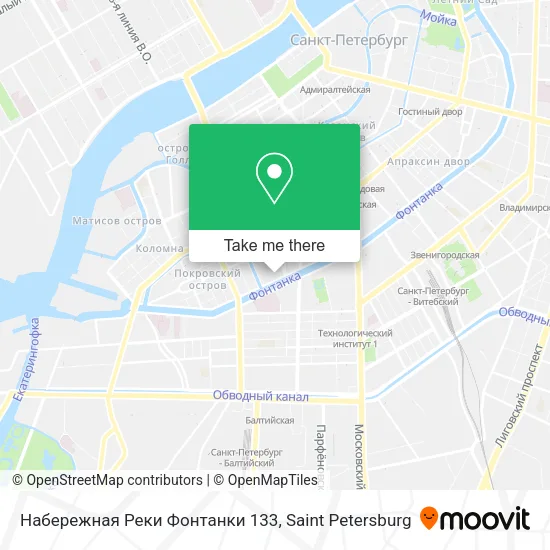 Набережная Реки Фонтанки 133 map