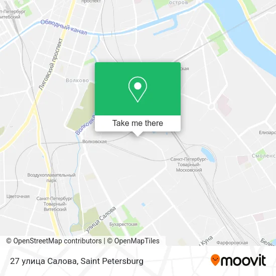 27 улица Салова map