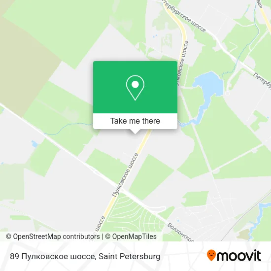 89 Пулковское шоссе map