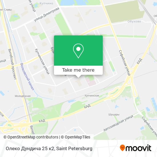 Олеко Дундича 25 к2 map