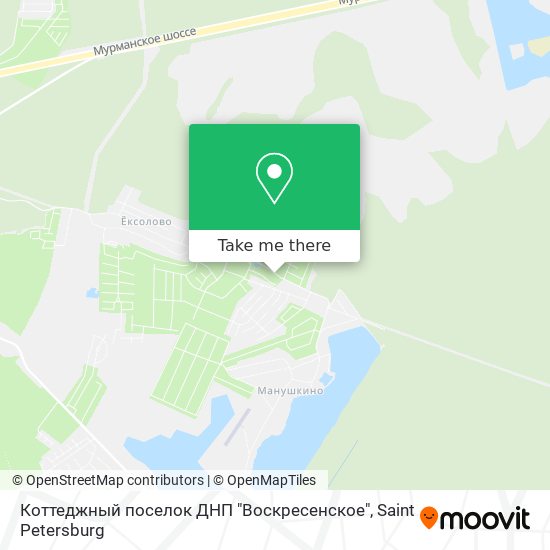 Коттеджный поселок ДНП "Воскресенское" map