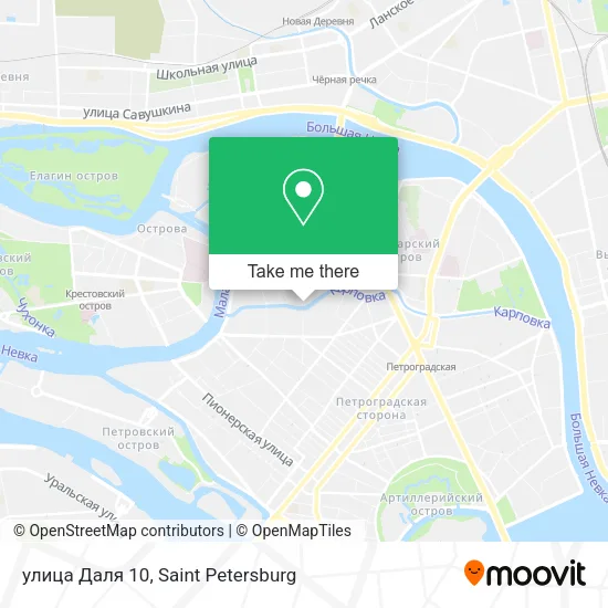 улица Даля 10 map