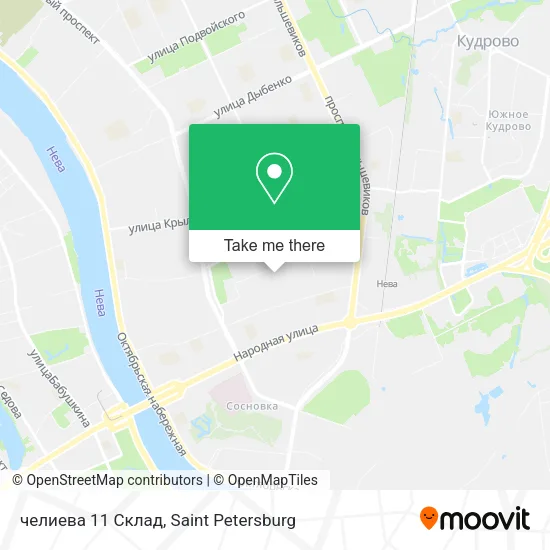 челиева 11 Склад map