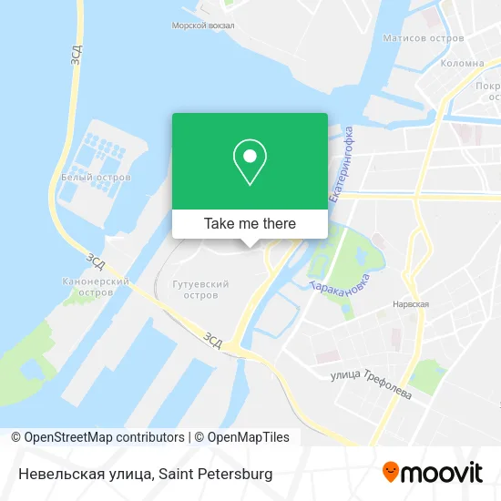 Невельская улица map