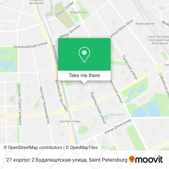 27 корпус 2 Будапештская улица map