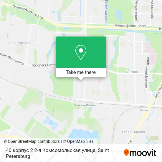 40 корпус 2 2-я Комсомольская улица map