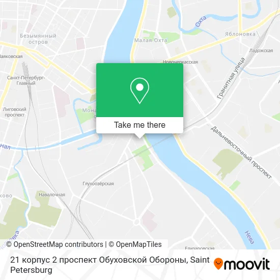 21 корпус 2 проспект Обуховской Обороны map