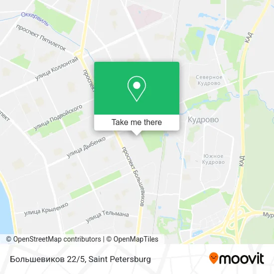 Большевиков 22/5 map