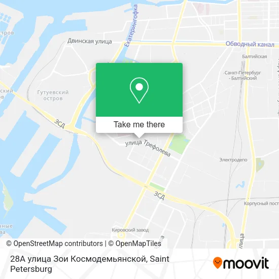 28А улица Зои Космодемьянской map