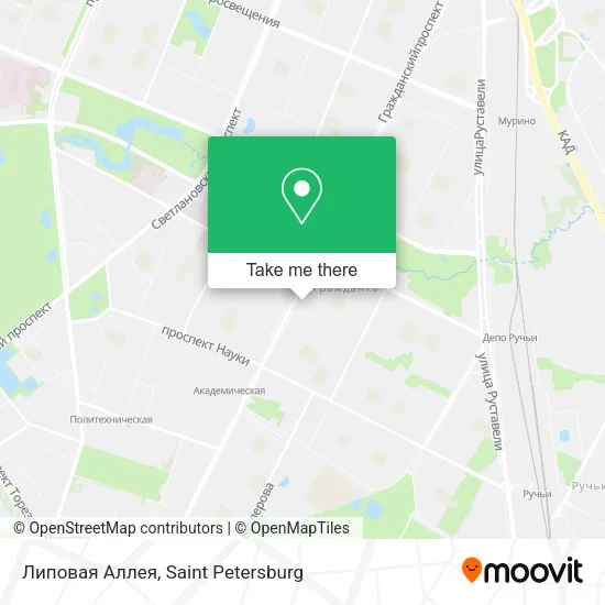 Липовая Аллея map