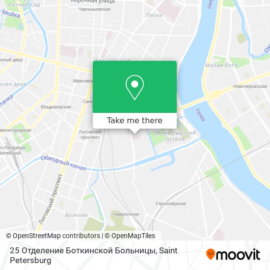 25 Отделение Боткинской Больницы map
