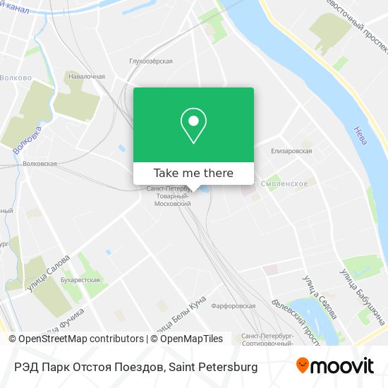 РЭД Парк Отстоя Поездов map