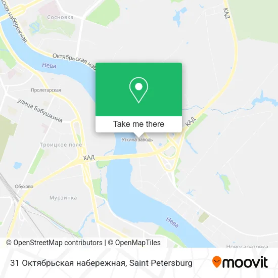 31 Октябрьская набережная map