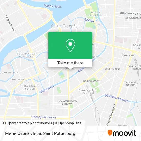 Мини Отель Лира map
