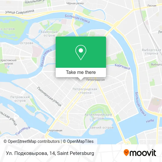 Ул. Подковырова, 14 map