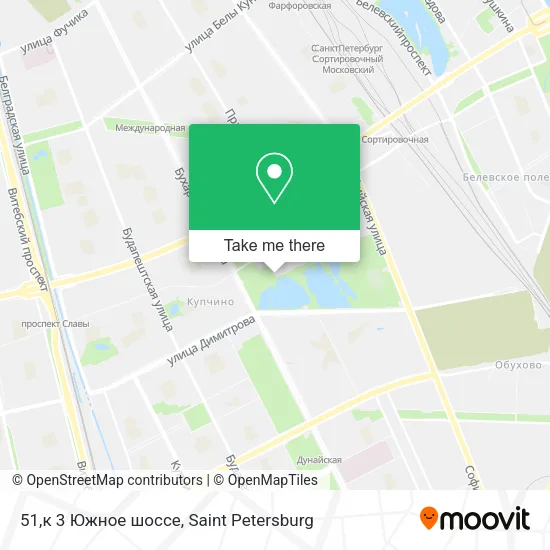 51,к 3 Южное шоссе map