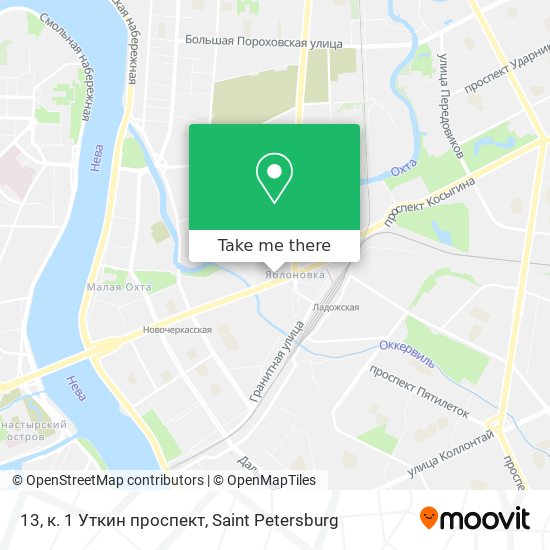 13, к. 1 Уткин проспект map
