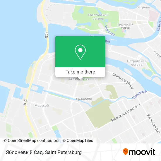 Яблоневый Сад map