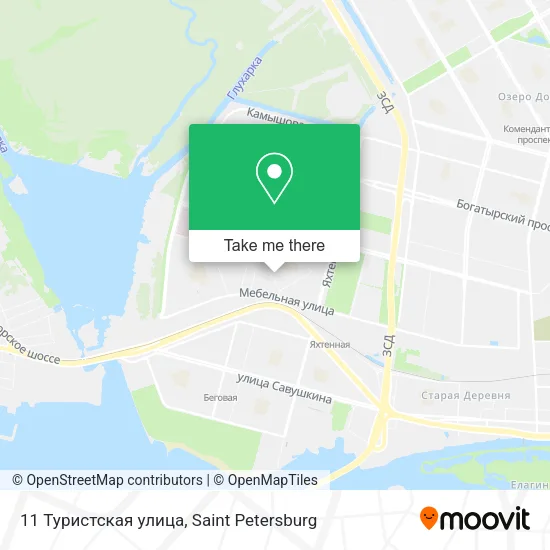 11 Туристская улица map