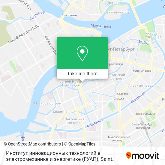 Институт инновационных технологий в электромеханике и энергетике (ГУАП) map