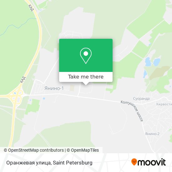 Оранжевая улица map