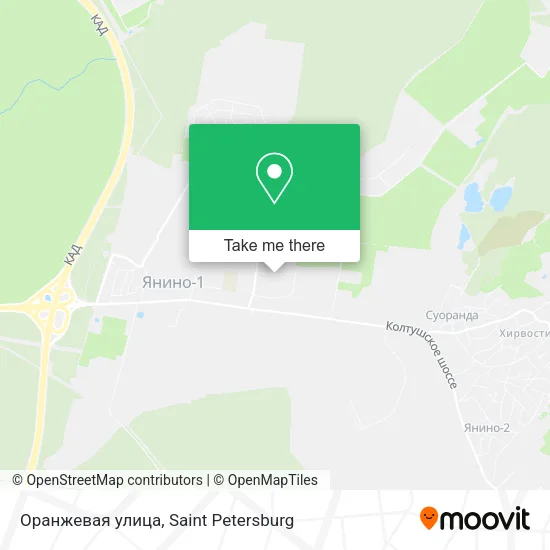 Оранжевая улица map