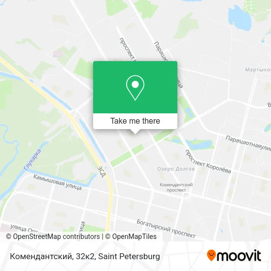 Комендантский, 32к2 map