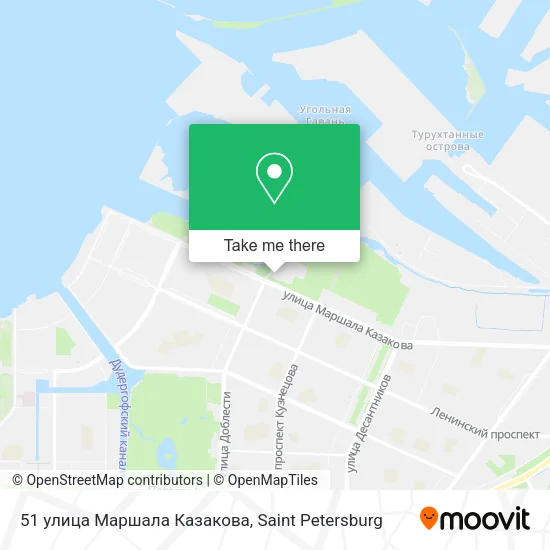 51 улица Маршала Казакова map