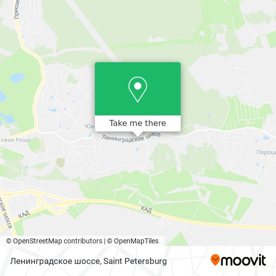 Ленинградское шоссе map
