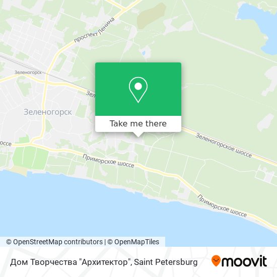 Дом Творчества "Архитектор" map
