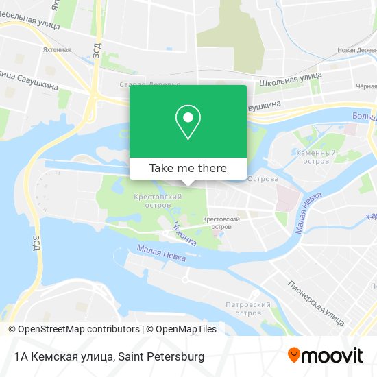 1А Кемская улица map