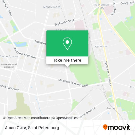 Ашан Сити map