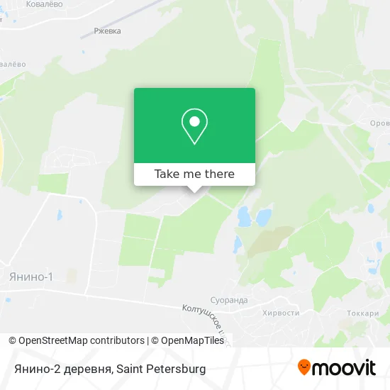 Янино-2 деревня map