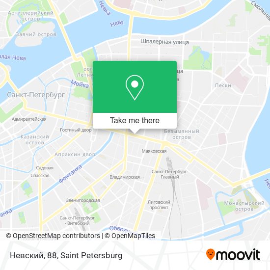 Невский, 88 map