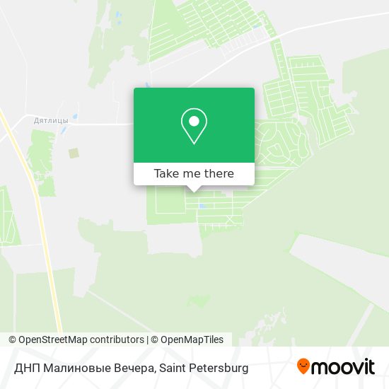 ДНП Малиновые Вечера map