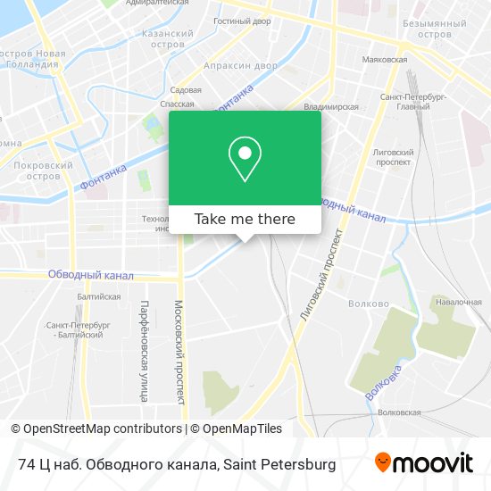 74 Ц наб. Обводного канала map