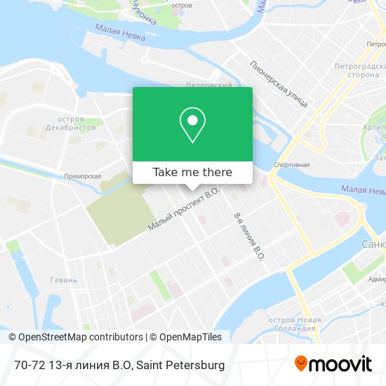 70-72 13-я линия В.О map