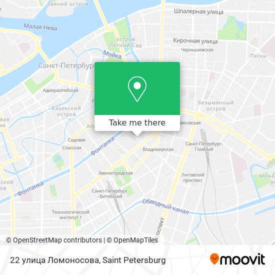 22 улица Ломоносова map