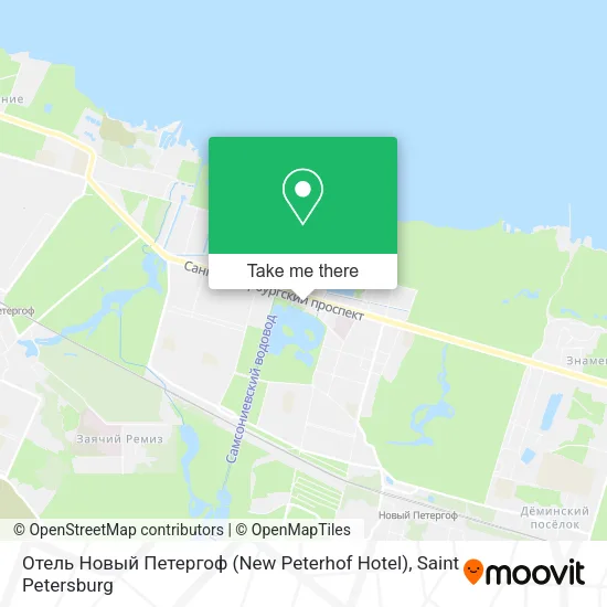 Отель Новый Петергоф (New Peterhof Hotel) map