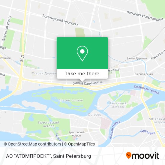 АО "АТОМПРОЕКТ" map