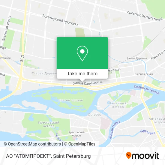АО "АТОМПРОЕКТ" map