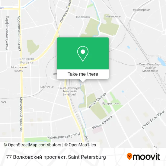 77 Волковский проспект map